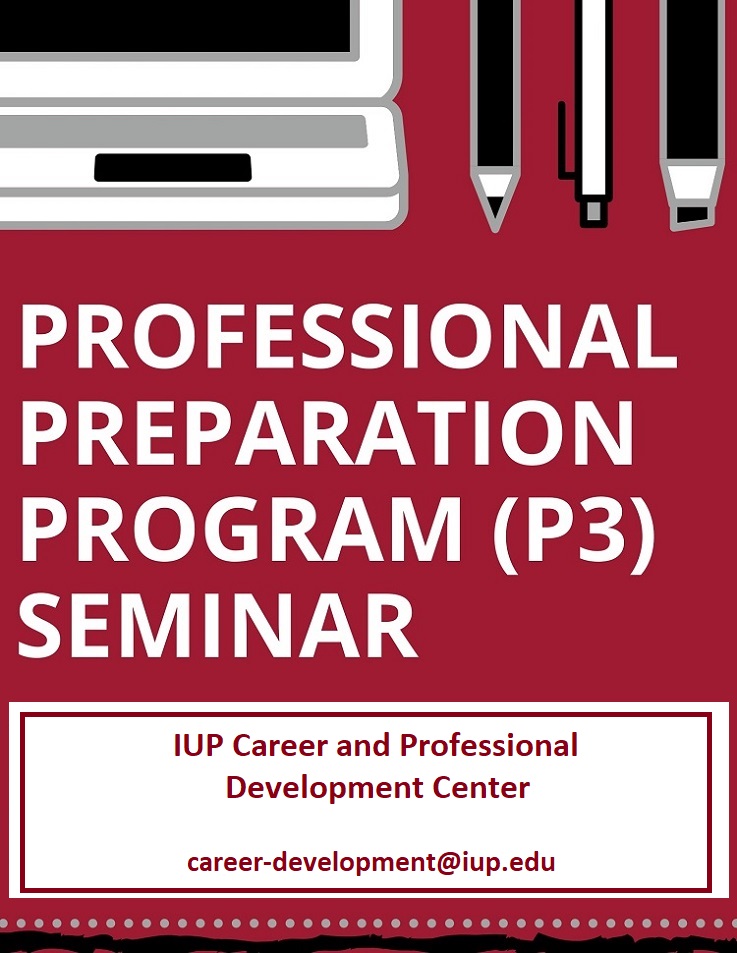 The Career and Professional Development Center has created the Professional Preparation Program, or P3 Micro-Seminar, which is designed to provide students with career-ready knowledge, skills, and experiences. P3 will begin September 22 and meet eight times throughout the semester on each Tuesday at 5:00 p.m. 