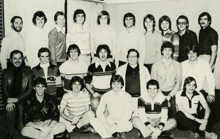 Phi Mu Alpha members in the 1980 Oak yearbook 
