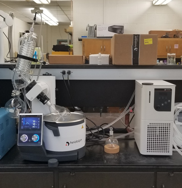 lab equipment on a table