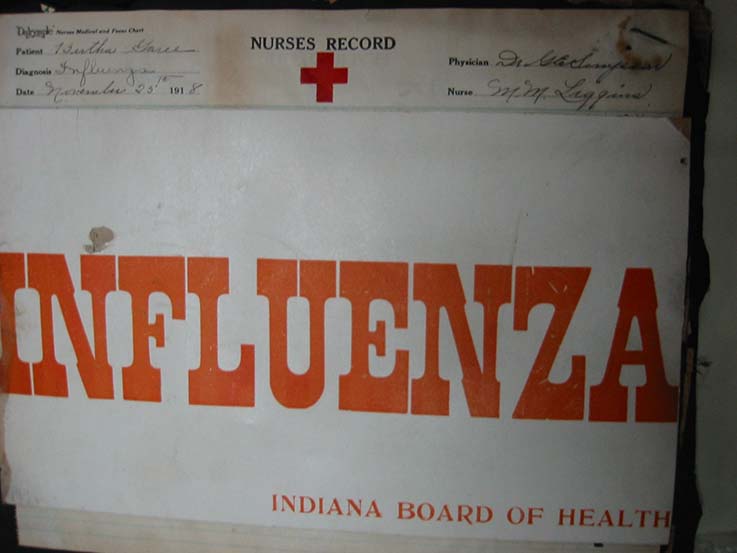 Influenza Sign - Garee McLain Scrapbook