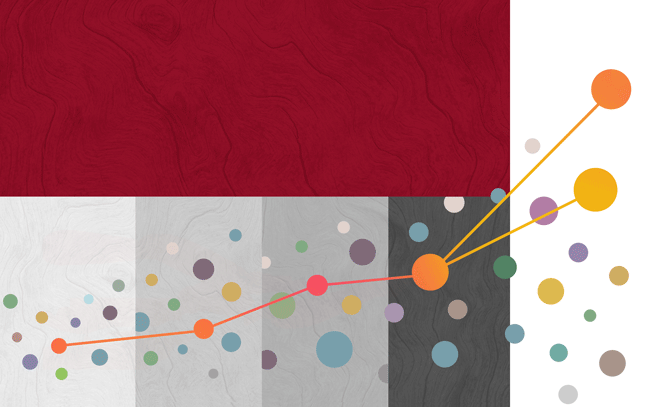 visual graph of the upward trajectory of student learning at iup