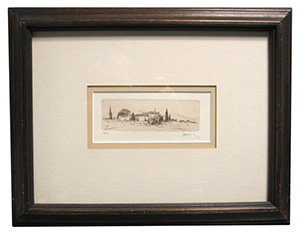 Original Print, Italian Landscape