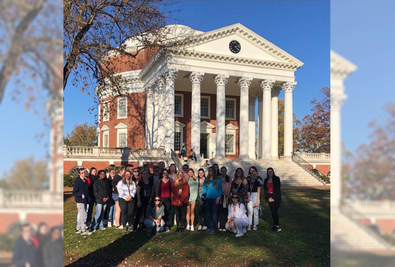 Fall trip to Monticello and the Rotunda at the University of Virginia