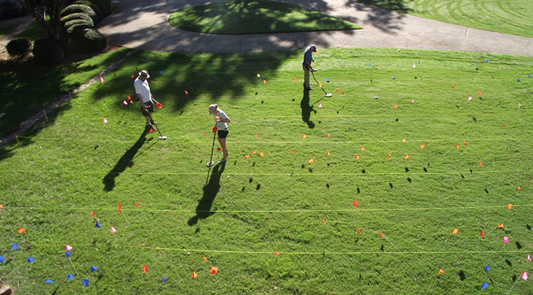 Applied Archaeology Students Attend Metal Detecting Course