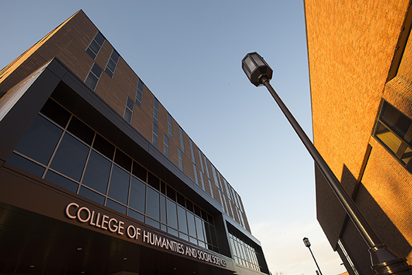 Exterior of the College of Humanities and Social Sciences building