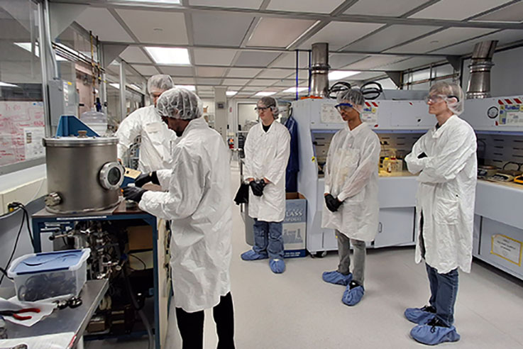 Physics and Pre-Engineering Clubs Visit Center for Nanotechnology Education and Utilization