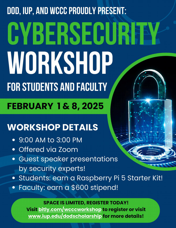 Flyer for WCCC Workshop