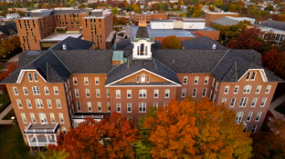 arial view of sutton hall