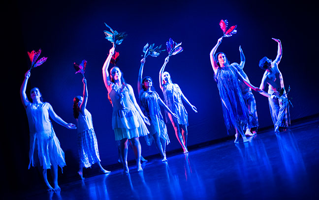 Dancers on stage