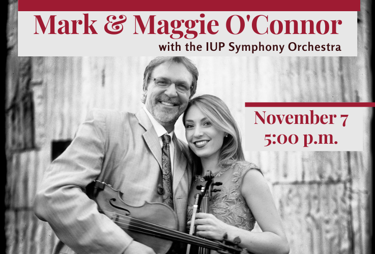 Mark and Maggie O #39 Connor with the IUP Symphony Orchestra IUP