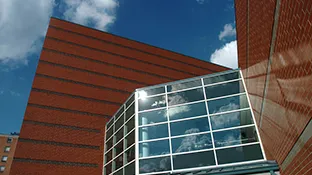 Exterior shot of IUP's Eberly College of Business
