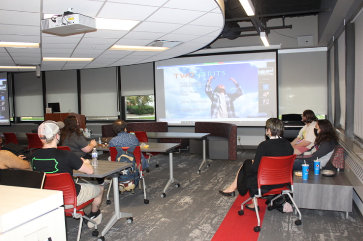 Students attending Queer Conversations