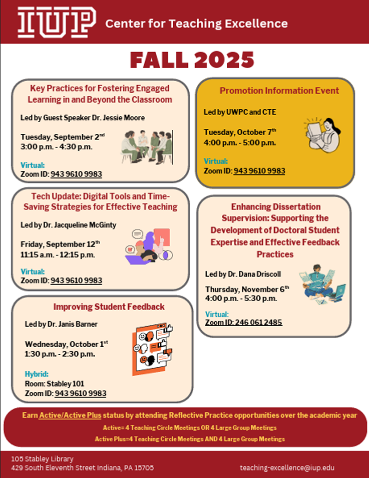 The Fall 2025 CTE Event Calendar (events are listed below)