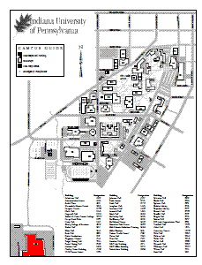 Indiana University Campus Map Pdf Location - Central Stores - Iup