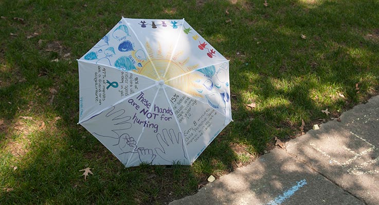 Umbrella display in Oak Grove Umbrella display in Oak Grove