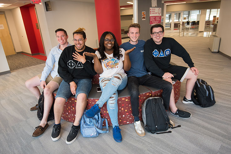 IUP students welcoming you to the Center for Multicultural Student Leadership and Engagement